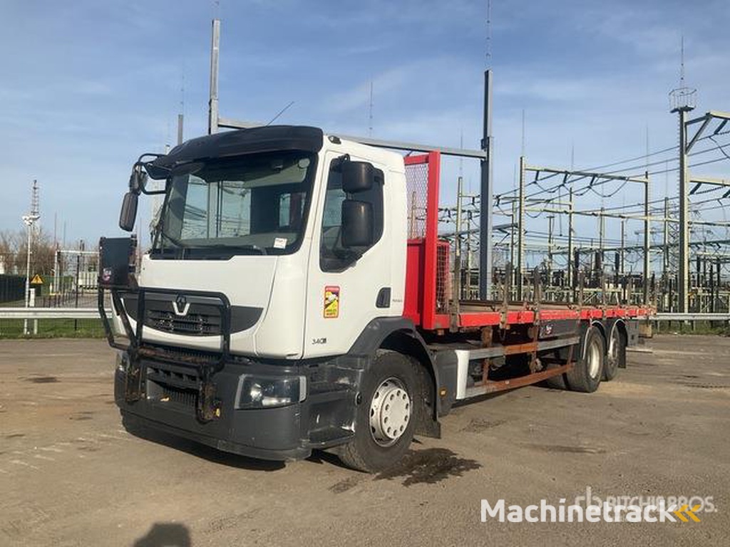 Renault Premium 340 DXI 6x2 Flatbed Truck
