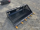 Minituur van GIYI RB66 1670 mm Skid Steer Rock Bucket (Unused)