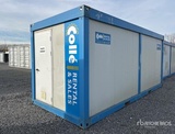 Minituur van Skid-Mounted Shower and Portable Toilet