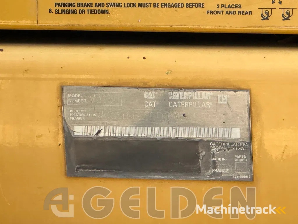 Caterpillar M315D - BLADE+OUTRIGGERS