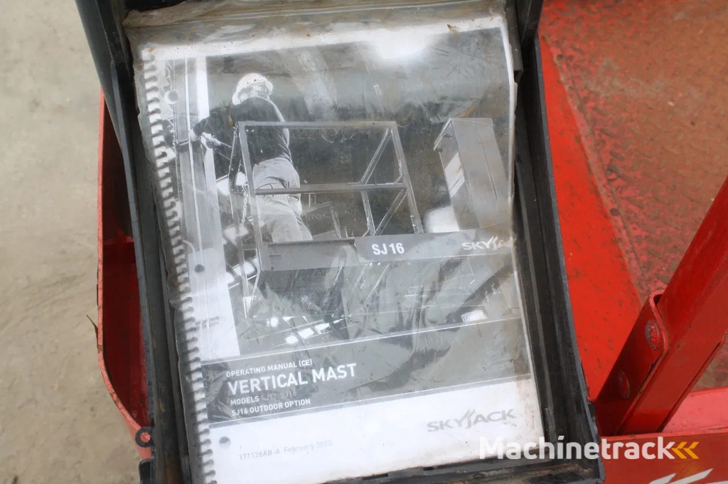 Skyjack SJ16 2018 6.75 MTR schaarhoogwerker elektrische