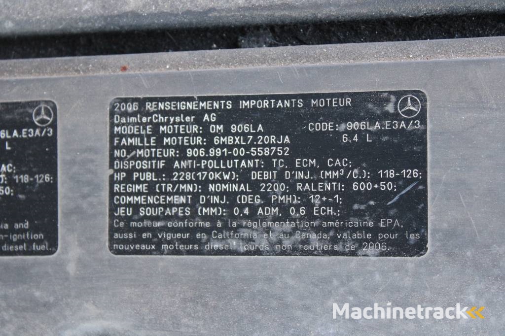 Terberg RT 222 for parts fire damage