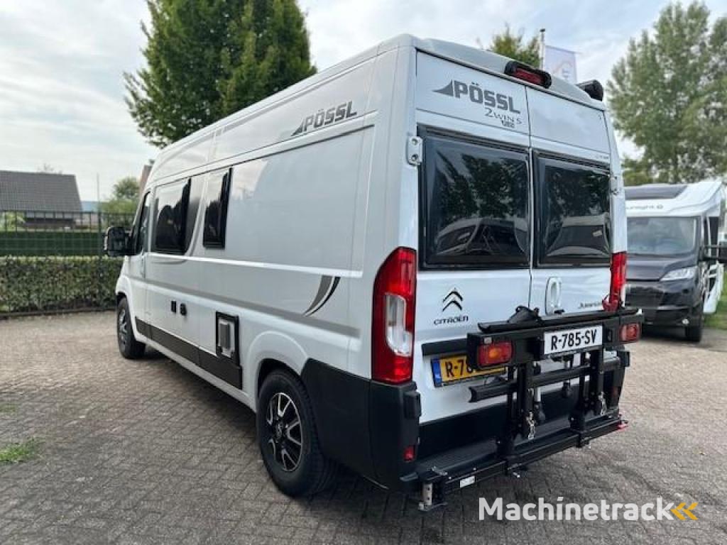 Pössl Buscamper 2 Win S Plus busbiker en zonnepanneel