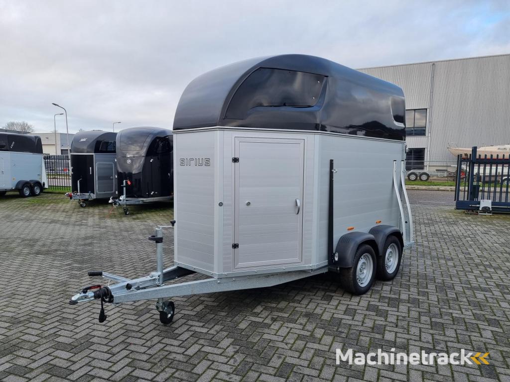 Sirius S75 ALU zwart met zadelkamer