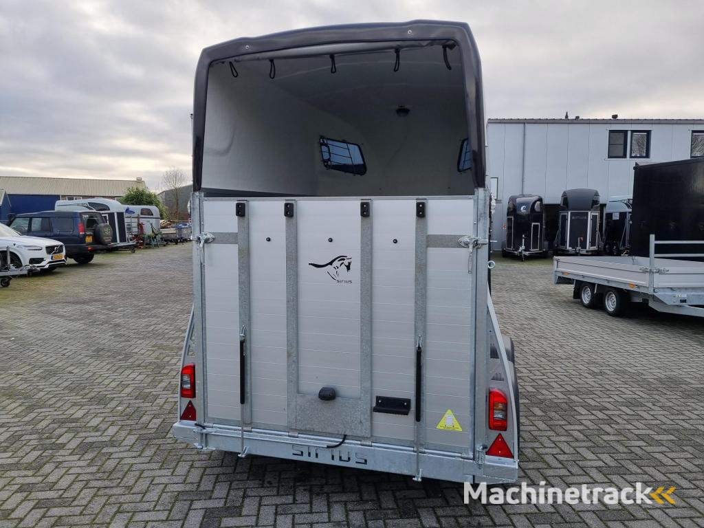 Sirius S75 ALU zwart met zadelkamer