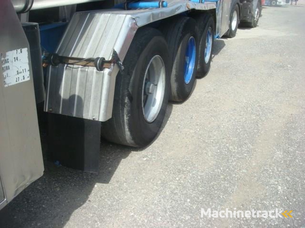 Magyar CITERNE  ALIMENTAIRE INOX AVEC POMPE3 COMPARTIMENTS.  23000L 34T 3 ESSIEUX SUSPENSIONS AIR ESSIEUX BPW CALORIFUGE FREINS TAMBOURS