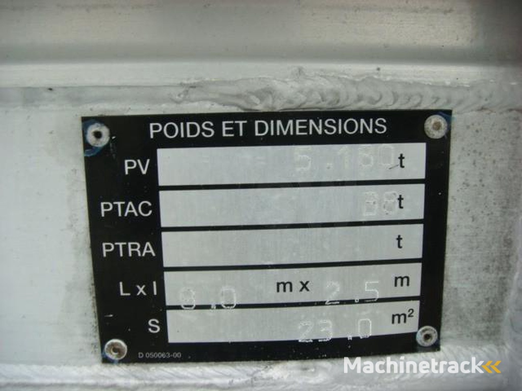 Benalu SEMI REMORQUE BENALU 38T 3 ESSIEUX 2015