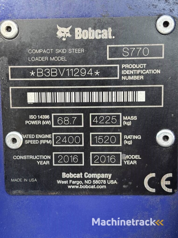 Bobcat S 770