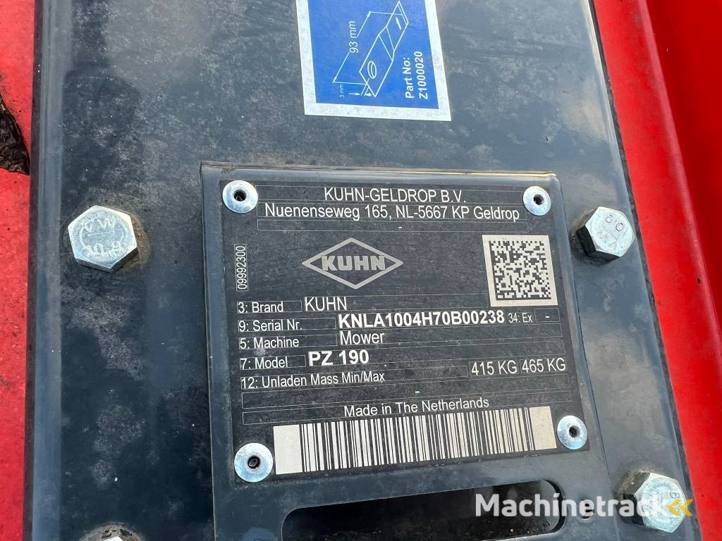 Kuhn PZ 190 trommelmaaier