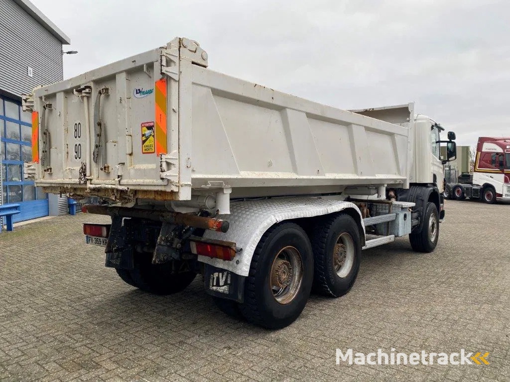 Scania 124-400 / 6X4 / RETARDER / BIG AXLE / FULL STEEL / 2SIDE TIPPER / OLD TACHO / AIRCO / MANUAL / EURO-2 / 2000