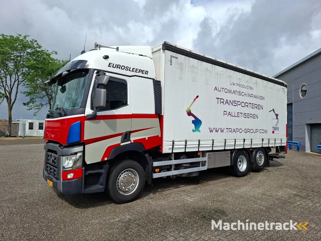 Renault T470 / CLEAN NL TRUCK / SLIDING ROOF / CURTAIN SAILS / SMART TACHO / ACC / LWDS / PLATFORM 2000KG / FRIDGE / AUTOMATIC / EURO-6 / 2016