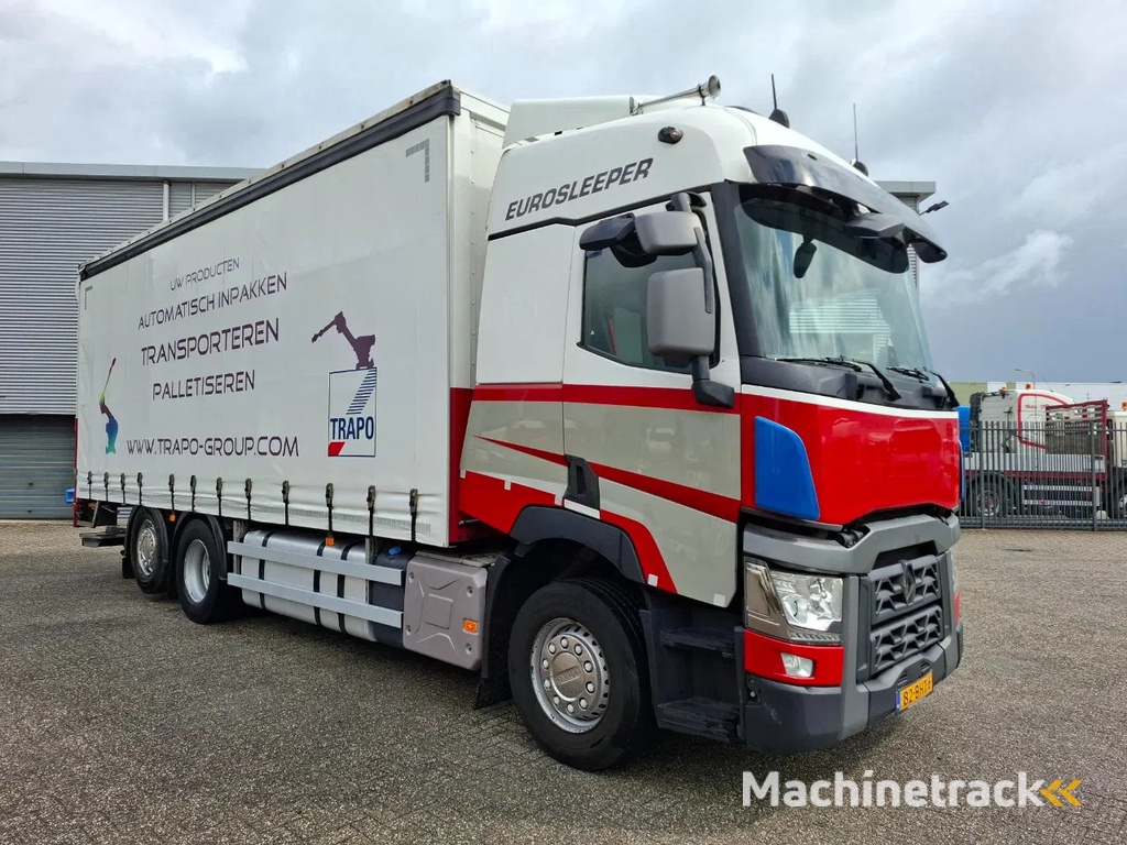 Renault T470 / CLEAN NL TRUCK / SLIDING ROOF / CURTAIN SAILS / SMART TACHO / ACC / LWDS / PLATFORM 2000KG / FRIDGE / AUTOMATIC / EURO-6 / 2016