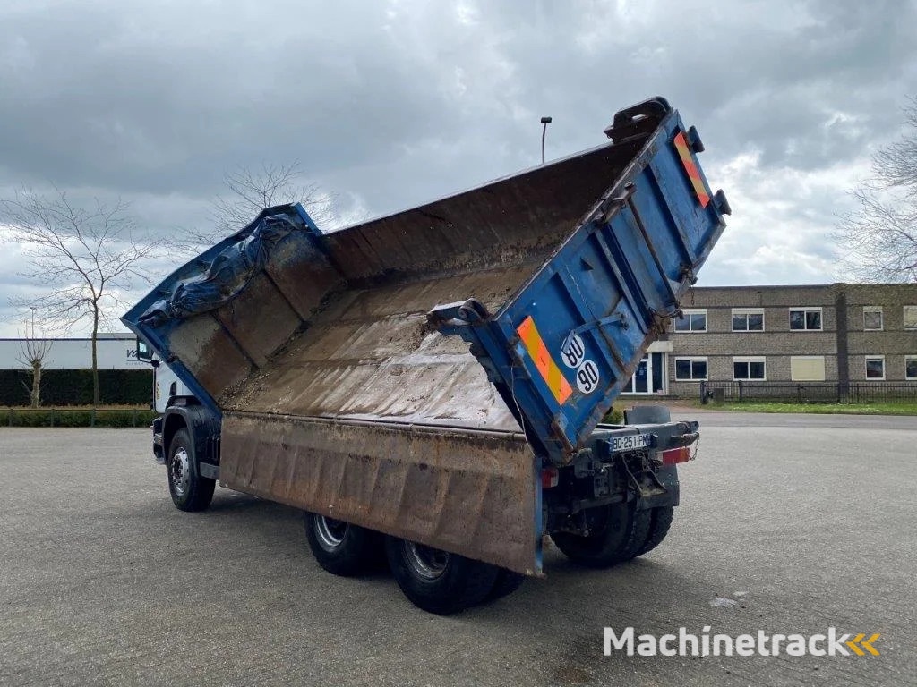 Scania 114-340 / 6X4 / 2 SIDE TIPPER / BIG AXLE / FULL-STEEL / DRUM BRAKES / MANUAL / 1999