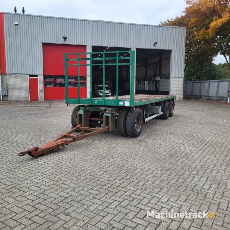 Trouillet RT 3240 / AIR SUSPENSION / PLATEAU 8M / LOADING HEIGHT:115CM / DRUM BRAKES / 3X ROR AXLES / 1990