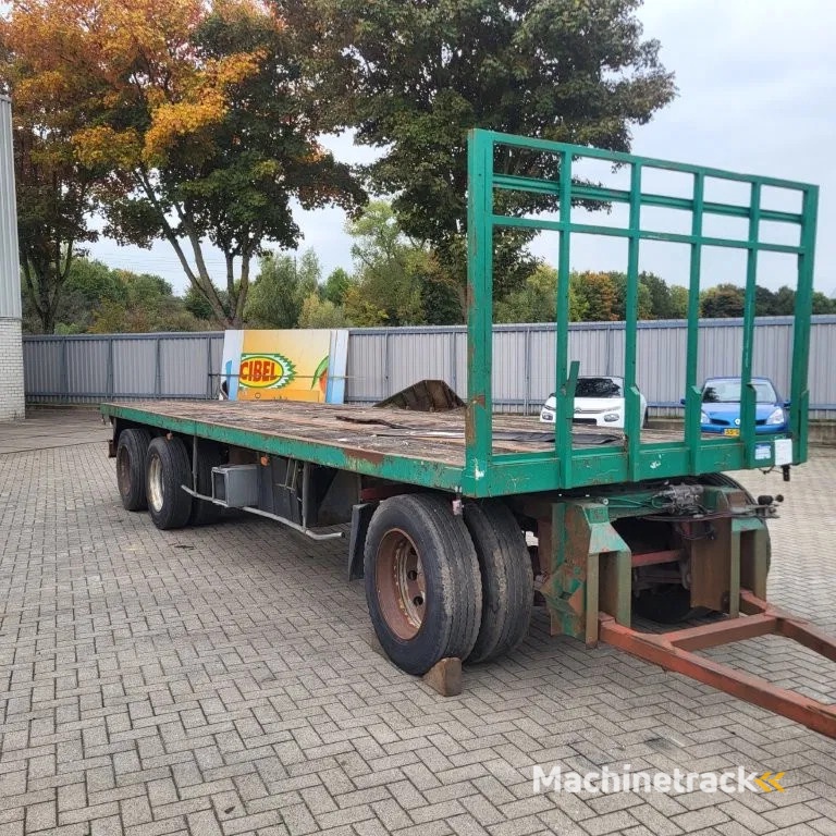 Trouillet RT 3240 / AIR SUSPENSION / PLATEAU 8M / LOADING HEIGHT:115CM / DRUM BRAKES / 3X ROR AXLES / 1990