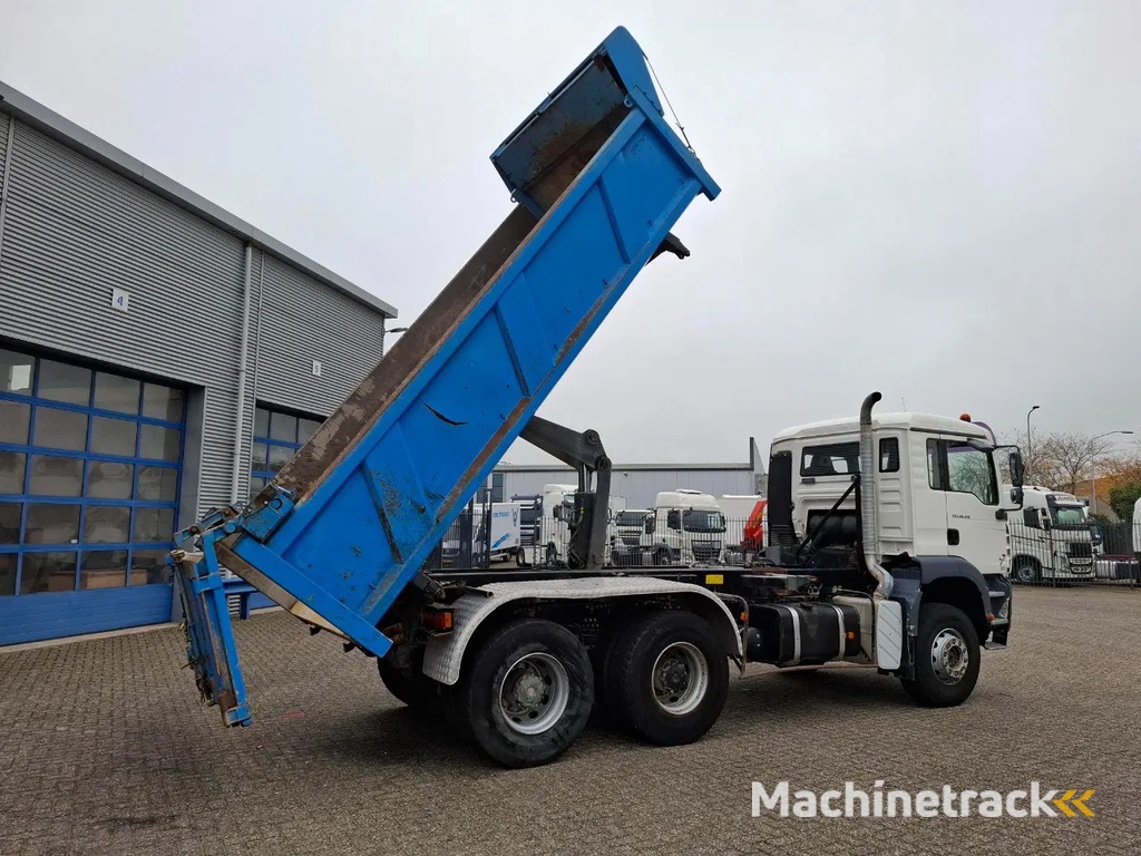 MAN TGA 26.310 / 6X4 / 2XBIG AXLE / 2SIDE TIPPER / ONLY:545423 KM / TUV:06-05-2026 / FULL-STEEL / AIRCO / MANUAL / EURO-4 / 2005