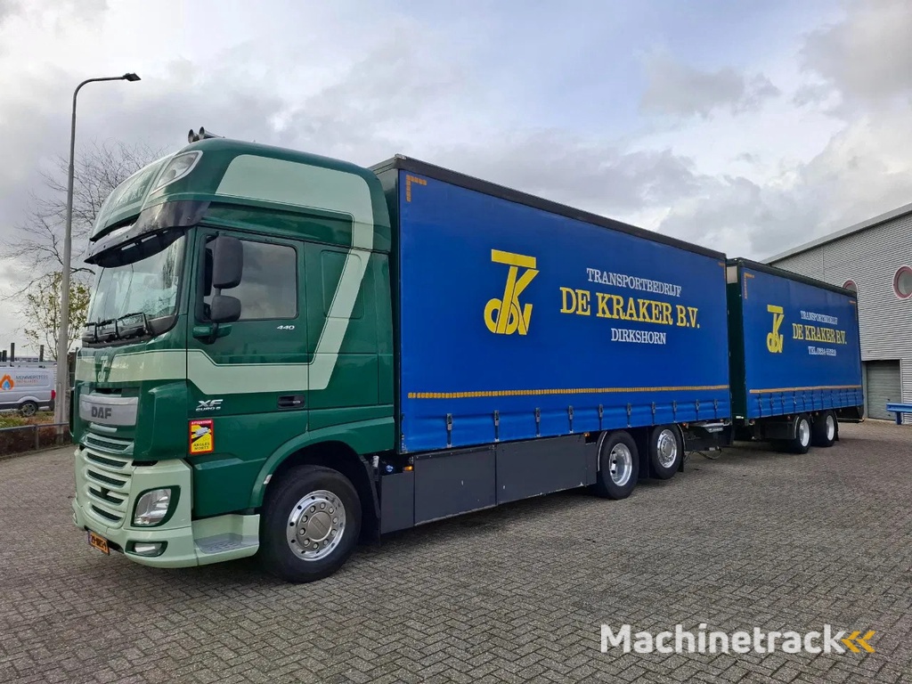 DAF XF106-440 / NL COMBI / TUV:21-10-2026 / ONLY:889634 KM / PARKCOOL / GEN2 V2 / PLATFORM 2 TON / NAVI / LWDS / EURO-6 / 2016
