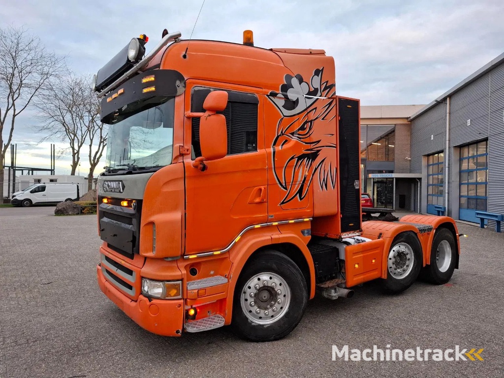 Scania R480 / HYDRAULICS / DOUBLE TANK / LIFT+LENKACHSE / 746830 KM / ALCOA / LEATHER / EURO-4 / 2007