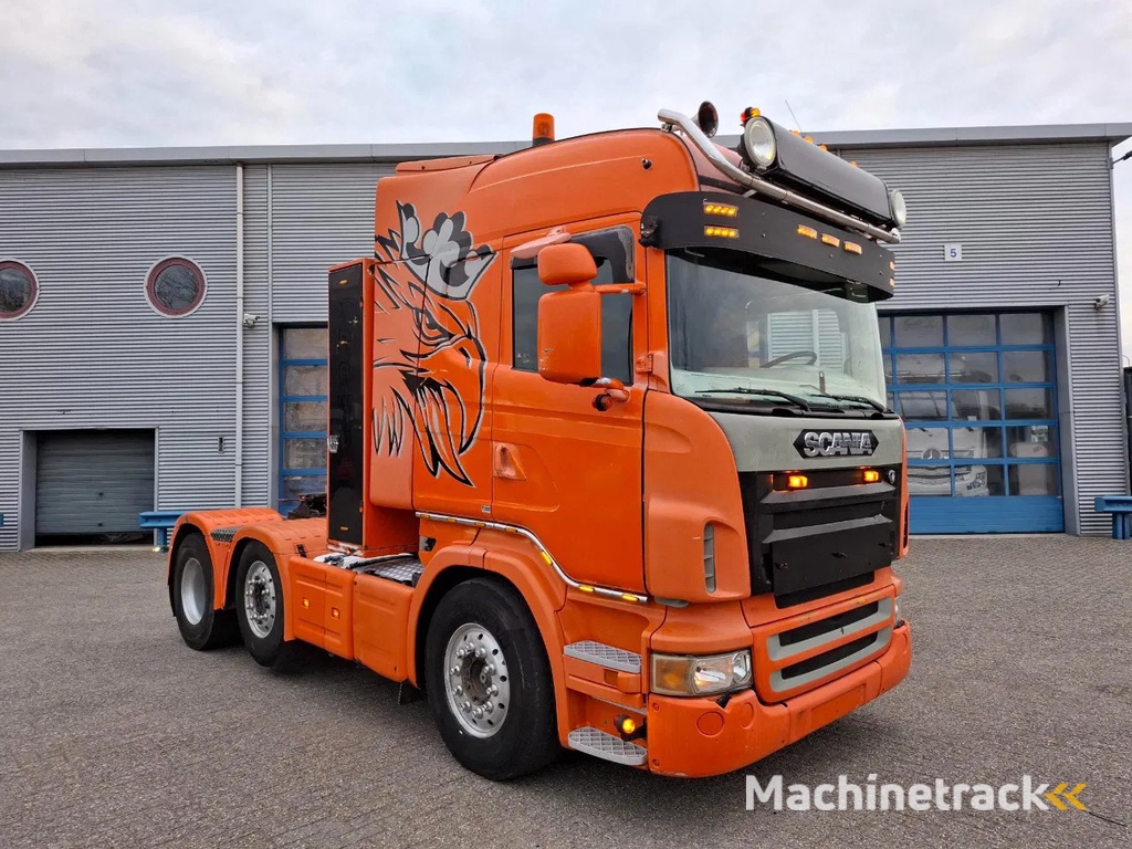 Scania R480 / HYDRAULICS / DOUBLE TANK / LIFT+LENKACHSE / 746830 KM / ALCOA / LEATHER / EURO-4 / 2007
