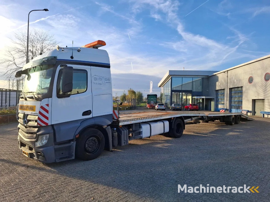Mercedes-Benz Actros 1842 / NL TRUCK / CAR CARRIER COMBINATION / TUV: 11-12-2025 / 1XWINCH / FRANZ MERSCH / GALVANIZED / SMART TACHO / AUTOMATIC / EURO-5 / 2012