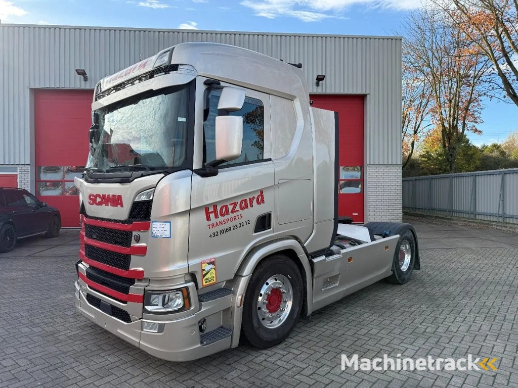 Scania NGS R450 / ENGINE RUNNING / RETARDER / HYDRAULICS / ONLY:565078 KM / FULL-AIR / ALCOA / LEATHER / EURO-6 / 2020