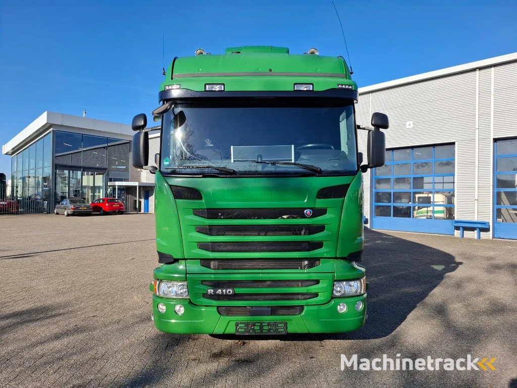 Scania R410 / GERMAN TRUCK / RETARDER / LIFT+LENKACHSE / SLIDING ROOF / SMART TACHO / PARK AIRCO / NAVI / LWDS / AUTOMATIC / EURO-6 / 2016