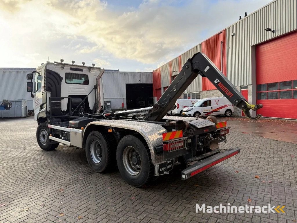 Renault C480 / ENGINE RUNNING / 6X4 / HIAB 21TON HOOKLIFT / ONLY:146334 KM / AUTOMATIC / EURO-6 / 2020