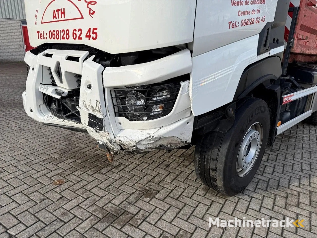 Renault C480 / ENGINE RUNNING / 6X4 / HIAB 21TON HOOKLIFT / ONLY:146334 KM / AUTOMATIC / EURO-6 / 2020