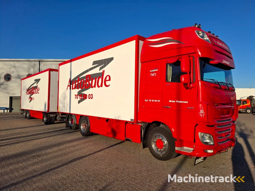 DAF XF106-530 / DEB / COMPLETE COMBI / SIDE DOORS / 2XPLATFORM 2500KG / ONLY:773032 KM / LWDS / LEATHER / EURO-6 / 2017