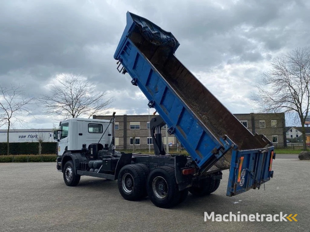 Scania 114-340 / 6X4 / 2 SIDE TIPPER / BIG AXLE / FULL-STEEL / DRUM BRAKES / MANUAL / 1999