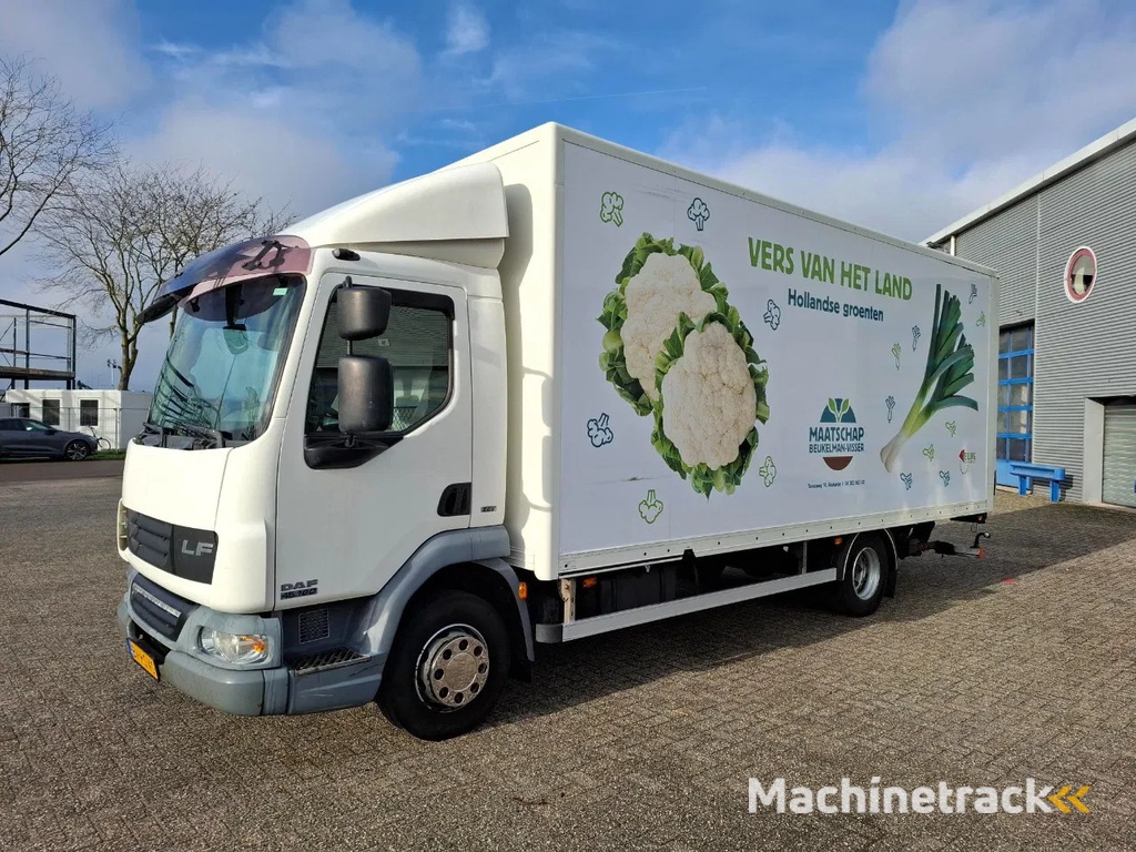 DAF LF 45.160 / NL TRUCK / TUV:08-09-2026 / ONLY:563366 KM / PLATFORM 1500 KG / SIDE DOOR / AUTOMATIC / EURO-5 / 2008