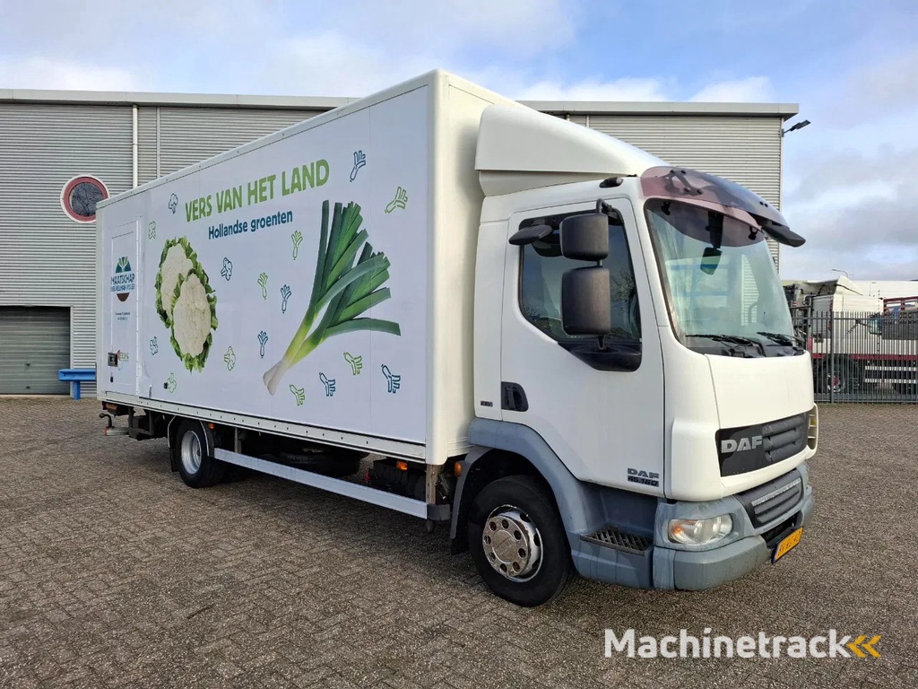 DAF LF 45.160 / NL TRUCK / TUV:08-09-2026 / ONLY:563366 KM / PLATFORM 1500 KG / SIDE DOOR / AUTOMATIC / EURO-5 / 2008