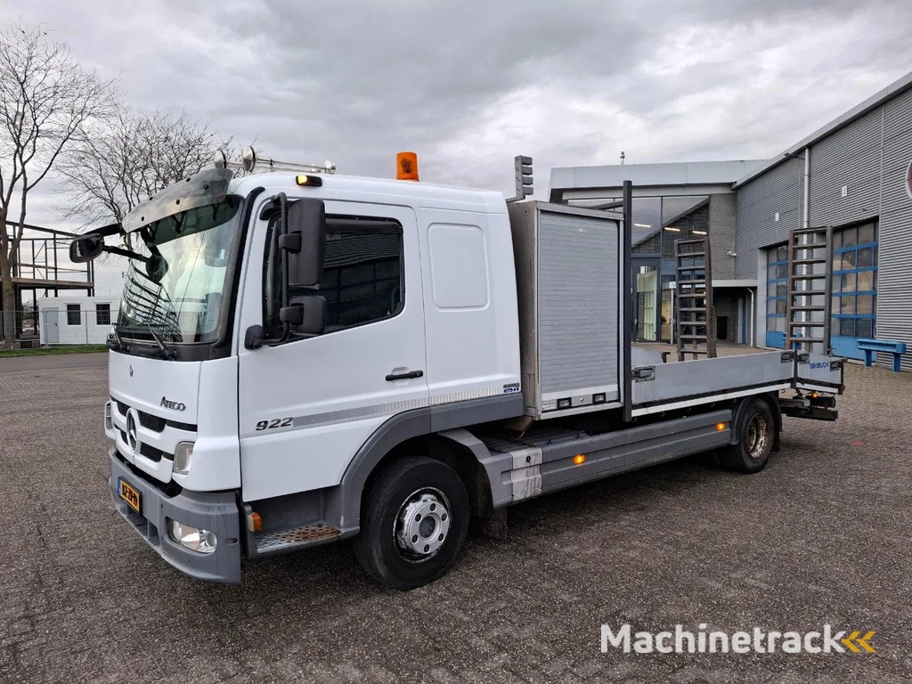 Mercedes-Benz Atego 922L / NL TRUCK / TUV:05-08-2026 / 2XSTEEL RAMP / AIRCO / NAVI / MANUAL / EURO-5 / 2012