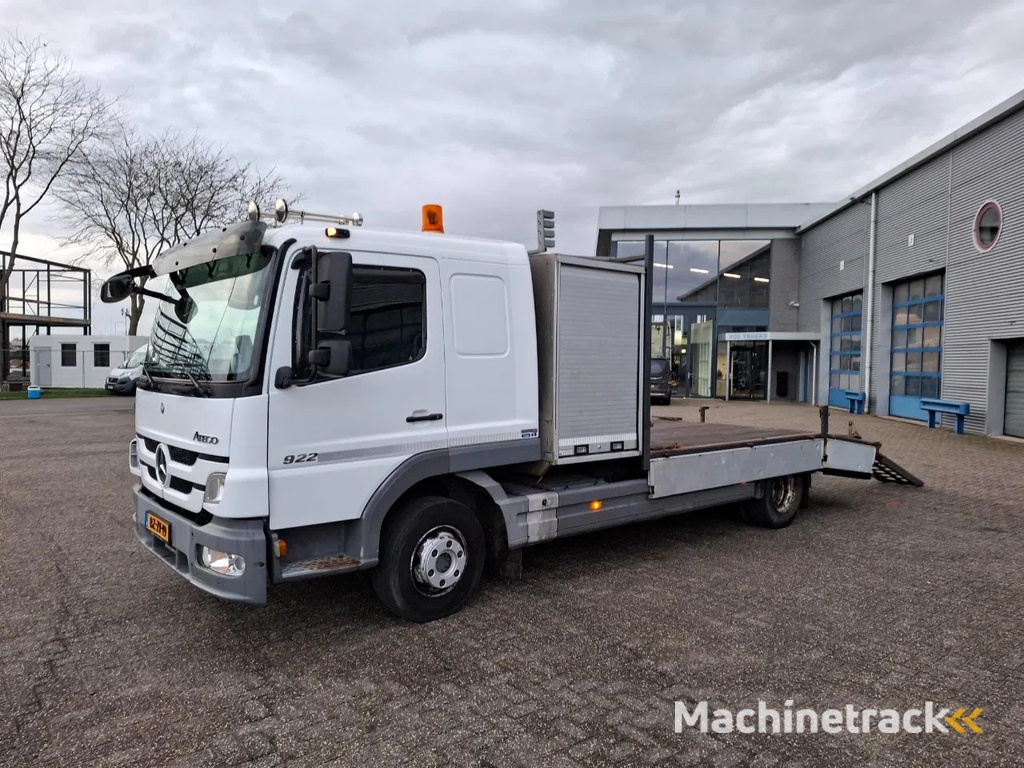 Mercedes-Benz Atego 922L / NL TRUCK / TUV:05-08-2026 / 2XSTEEL RAMP / AIRCO / NAVI / MANUAL / EURO-5 / 2012
