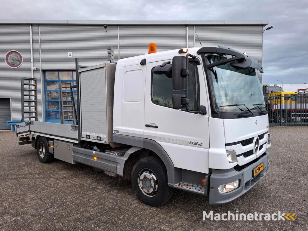 Mercedes-Benz Atego 922L / NL TRUCK / TUV:05-08-2026 / 2XSTEEL RAMP / AIRCO / NAVI / MANUAL / EURO-5 / 2012