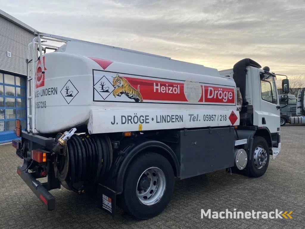 DAF 65CF-240 / FULL STEEL / POMP / 3 COMPARTIMENTS / 8350 LITER / ONLY:25969 KM / EURO-2 / MANUAL / GOOD CONDITION