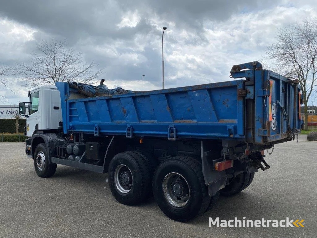 Scania 114-340 / 6X4 / 2 SIDE TIPPER / BIG AXLE / FULL-STEEL / DRUM BRAKES / MANUAL / 1999