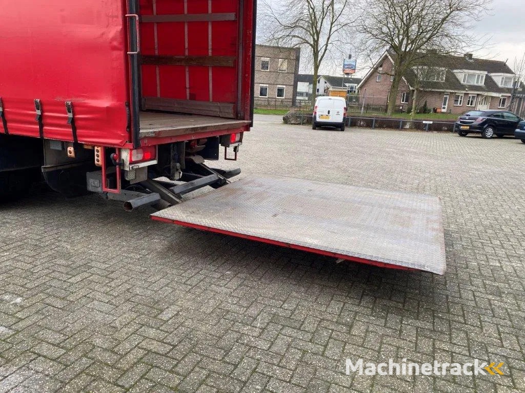 DAF CF400 / CURTAIN SAILS / BIG PLATFORM 2500 KG / DEB / NAVI / FULL-AIR / LWDS / ACC / AUTOMATIC / EURO-6 / 2015