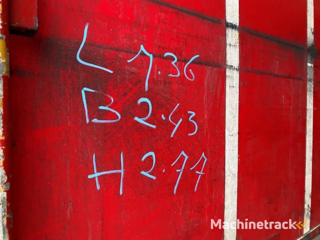 DAF CF400 / CURTAIN SAILS / BIG PLATFORM 2500 KG / DEB / NAVI / FULL-AIR / LWDS / ACC / AUTOMATIC / EURO-6 / 2015