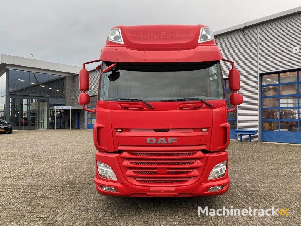 DAF CF400 / CURTAIN SAILS / BIG PLATFORM 2500 KG / DEB / NAVI / FULL-AIR / LWDS / ACC / AUTOMATIC / EURO-6 / 2015