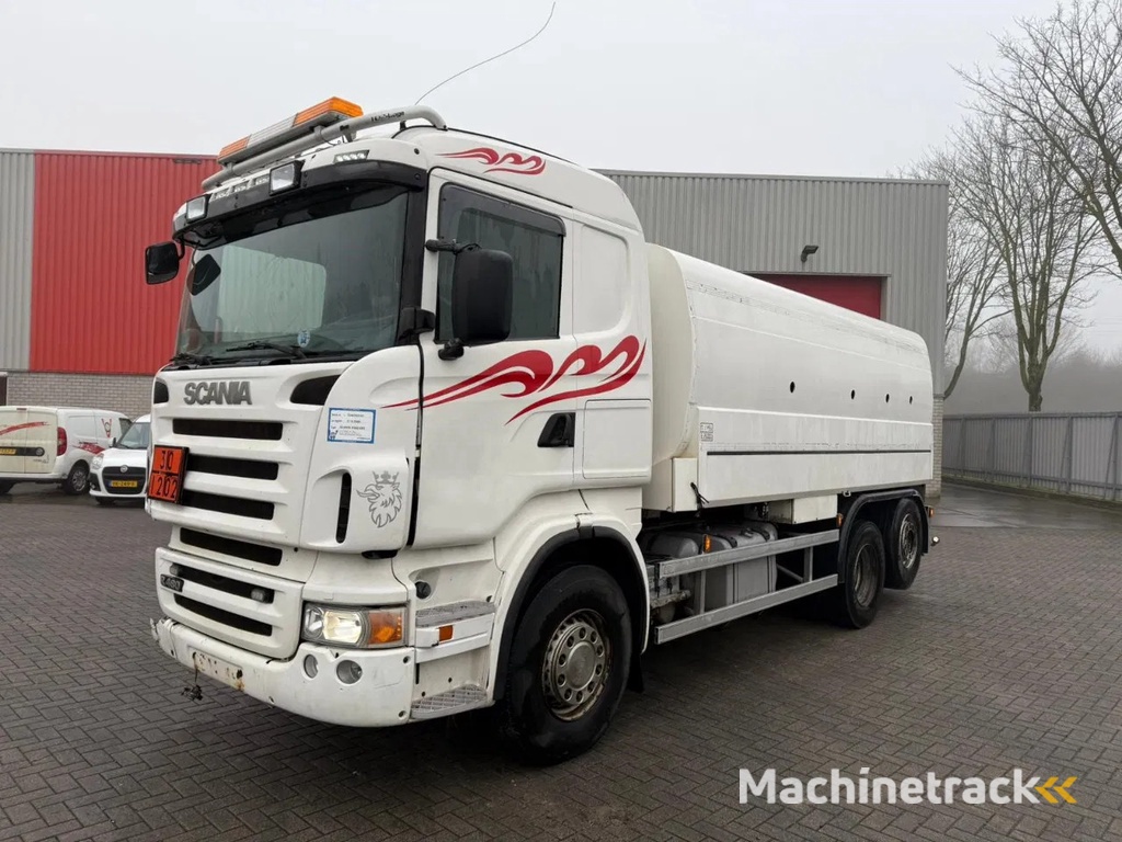 Scania R480 / ENGINE RUNING / RETARDER / 4 COMPARTIMENTS / 18000 LITER TOTAAL / LIFT+LENKACHSE / AUTOMATIC / EURO-5 / 2009