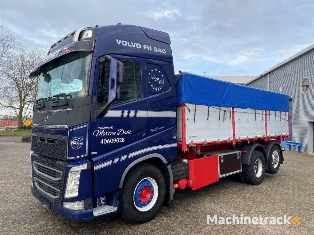 Volvo FH4-540 / VEB+ / ACC / LWDS / 3SIDE TIPPER / DYNAMIC STEERING / LEATHER / FULL-AIR / AUTOMATIC / EURO-6 / 2017