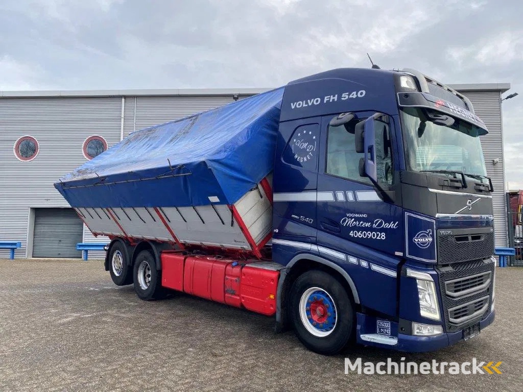 Volvo FH4-540 / VEB+ / ACC / LWDS / 3SIDE TIPPER / DYNAMIC STEERING / LEATHER / FULL-AIR / AUTOMATIC / EURO-6 / 2017