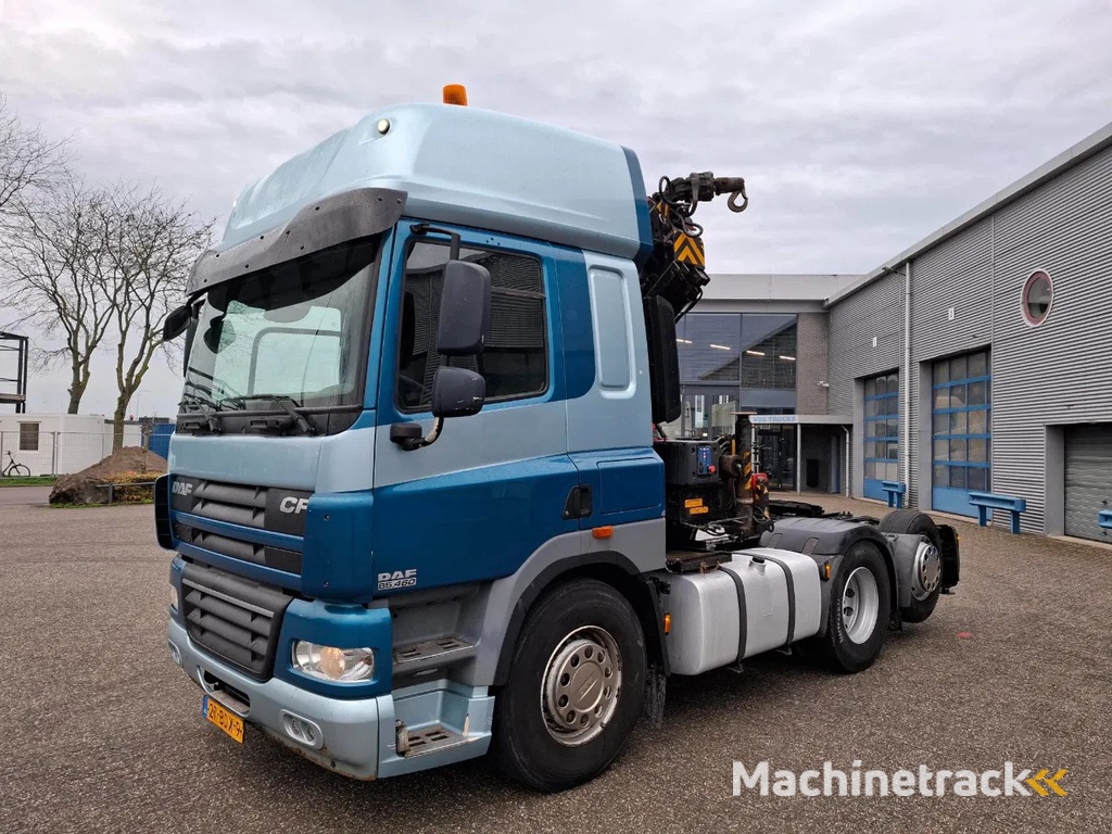DAF CF85.460 / DEB / NL TRUCK / CRANE HMF 2620-K4 / REMOTE / TUV:10-01-2026 / ROTOR / AUTOMATIC / EURO-6 / 2013