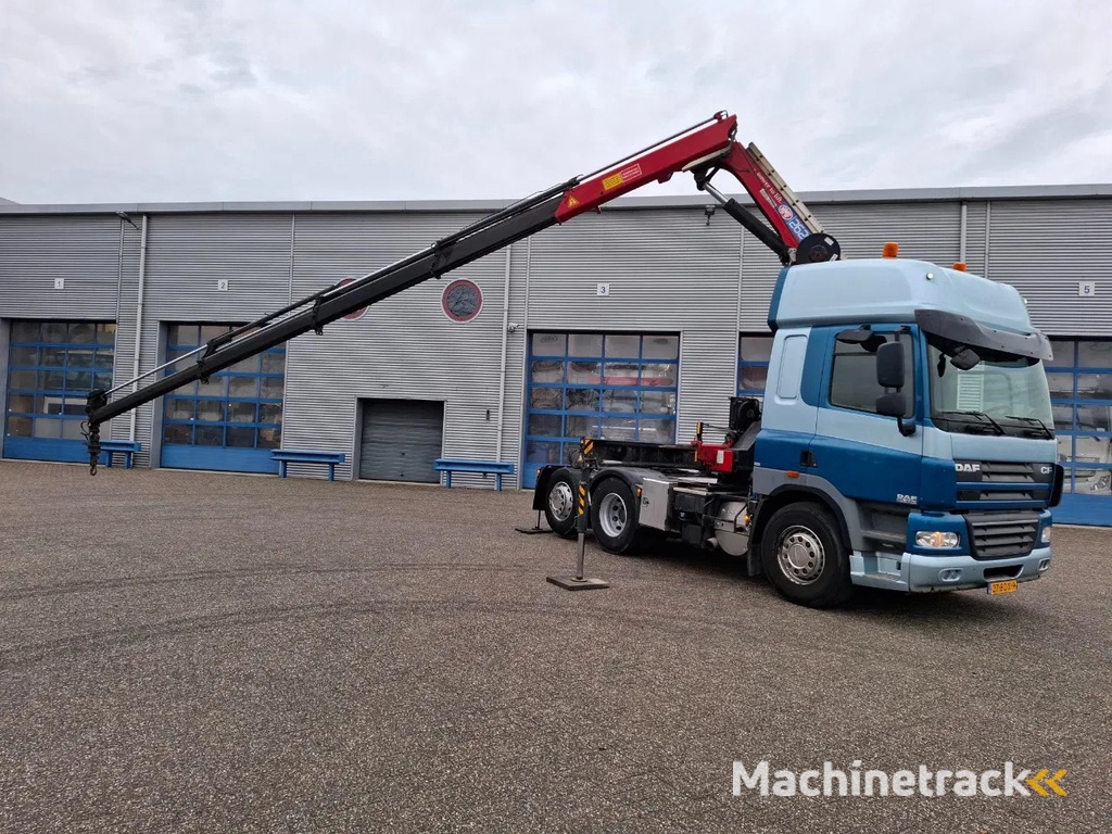 DAF CF85.460 / DEB / NL TRUCK / CRANE HMF 2620-K4 / REMOTE / TUV:10-01-2026 / ROTOR / AUTOMATIC / EURO-6 / 2013