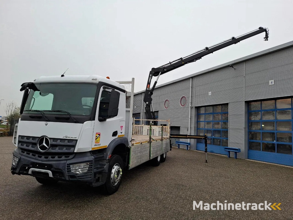 Mercedes-Benz Arocs 2640 / 6X4 / 2XBIG AXLE / FULL-STEEL / HIAB X-HIDUO 188 B-3 / ROTATOR / REMOTE / PALLETHOOK / EURO-6 / 2017