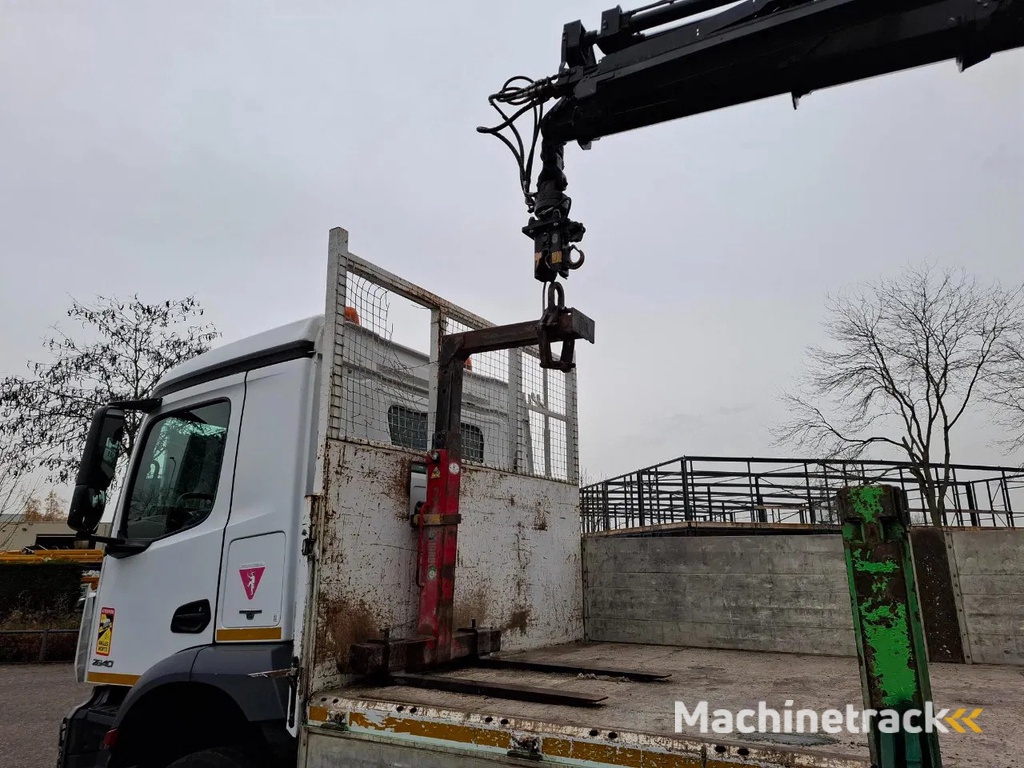 Mercedes-Benz Arocs 2640 / 6X4 / 2XBIG AXLE / FULL-STEEL / HIAB X-HIDUO 188 B-3 / ROTATOR / REMOTE / PALLETHOOK / EURO-6 / 2017