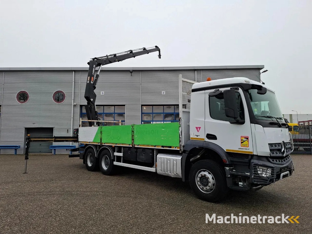 Mercedes-Benz Arocs 2640 / 6X4 / 2XBIG AXLE / FULL-STEEL / HIAB X-HIDUO 188 B-3 / ROTATOR / REMOTE / PALLETHOOK / EURO-6 / 2017