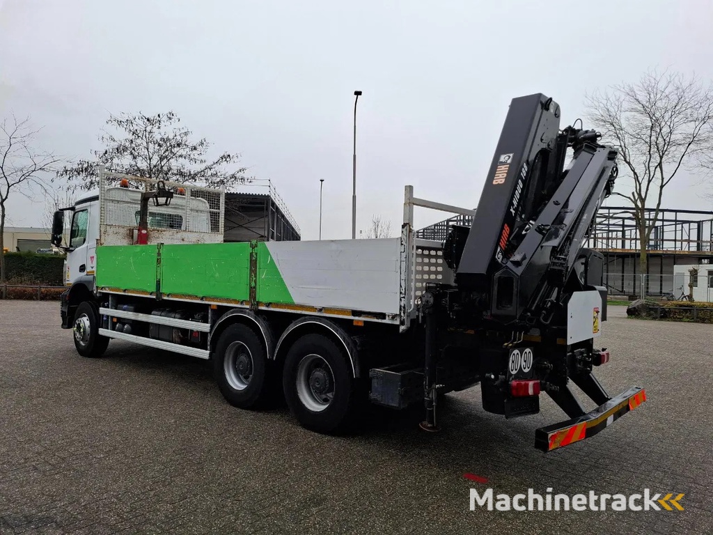 Mercedes-Benz Arocs 2640 / 6X4 / 2XBIG AXLE / FULL-STEEL / HIAB X-HIDUO 188 B-3 / ROTATOR / REMOTE / PALLETHOOK / EURO-6 / 2017