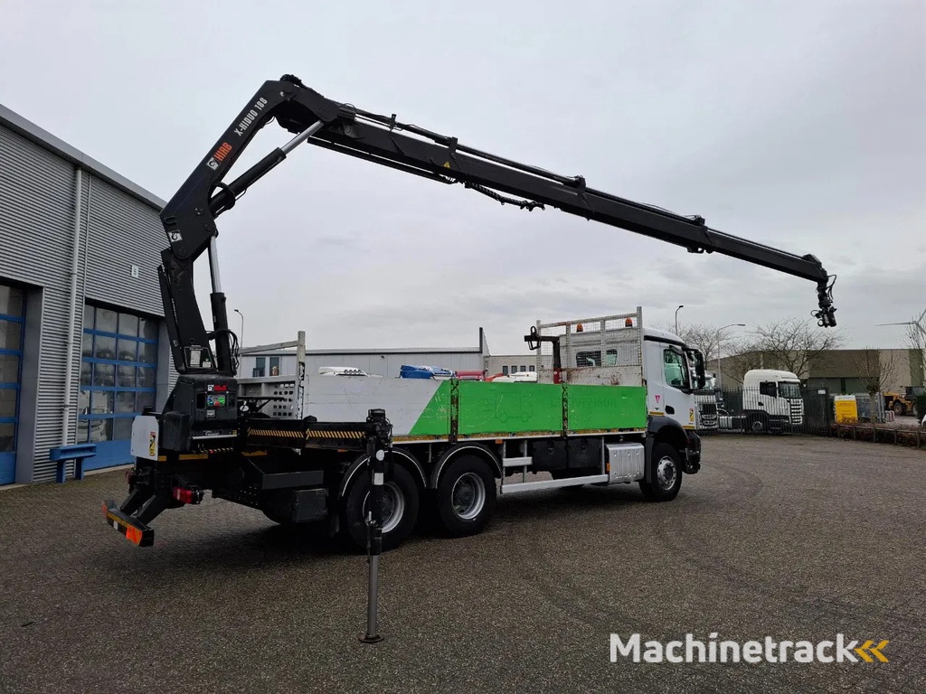 Mercedes-Benz Arocs 2640 / 6X4 / 2XBIG AXLE / FULL-STEEL / HIAB X-HIDUO 188 B-3 / ROTATOR / REMOTE / PALLETHOOK / EURO-6 / 2017